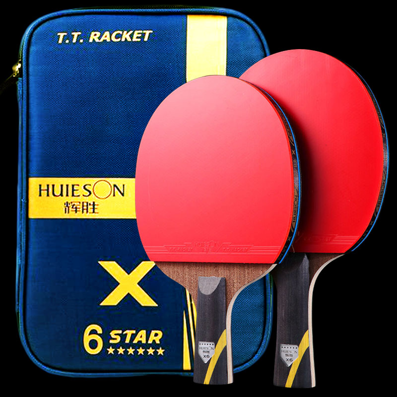 Table Tennis Kit - Huieson 5/6 스타 탁구 라켓 탄소