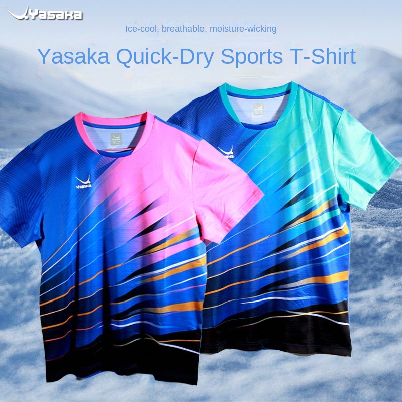Table Tennis Shirt - 야사카 탁구 훈련 대회 스포츠 유니폼,