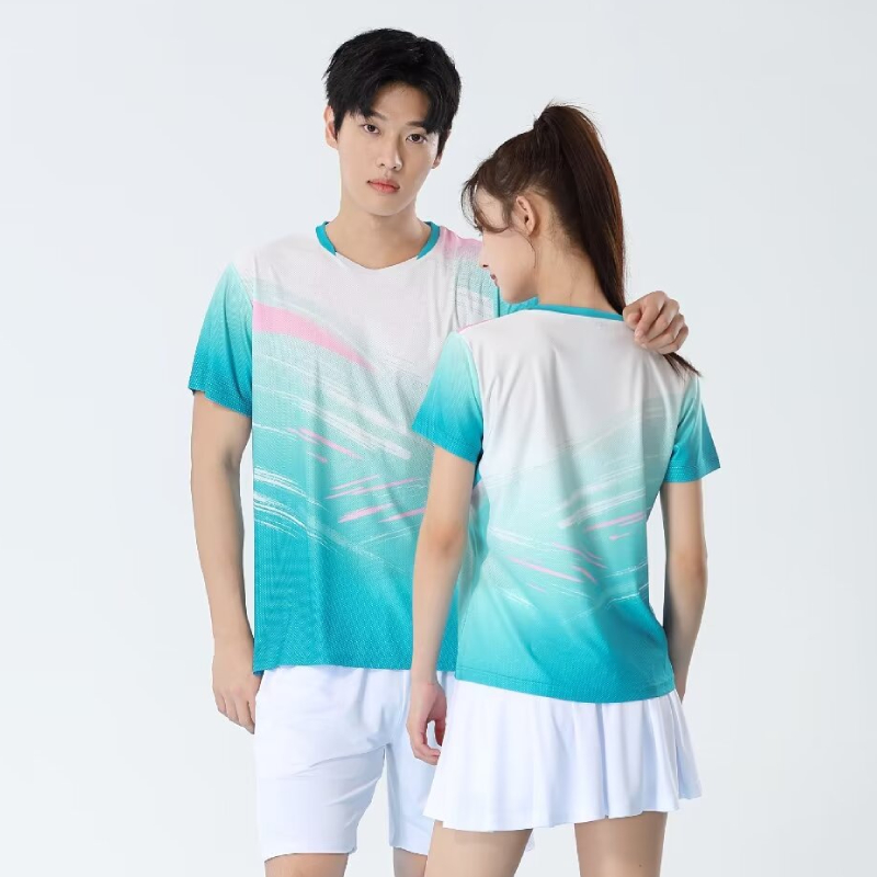 Table Tennis Shirt - 유니섹스 탁구 티셔츠 전문 통기성 배드민턴