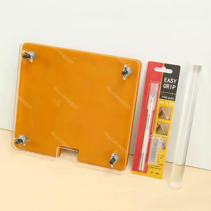 Table Tennis Kit - 탁구 라켓 고무 압착 도구 키트