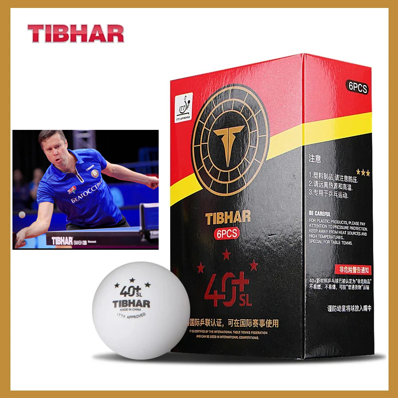Table Tennis Pc - TIBHAR 3성 원활한 탁구 공 40+