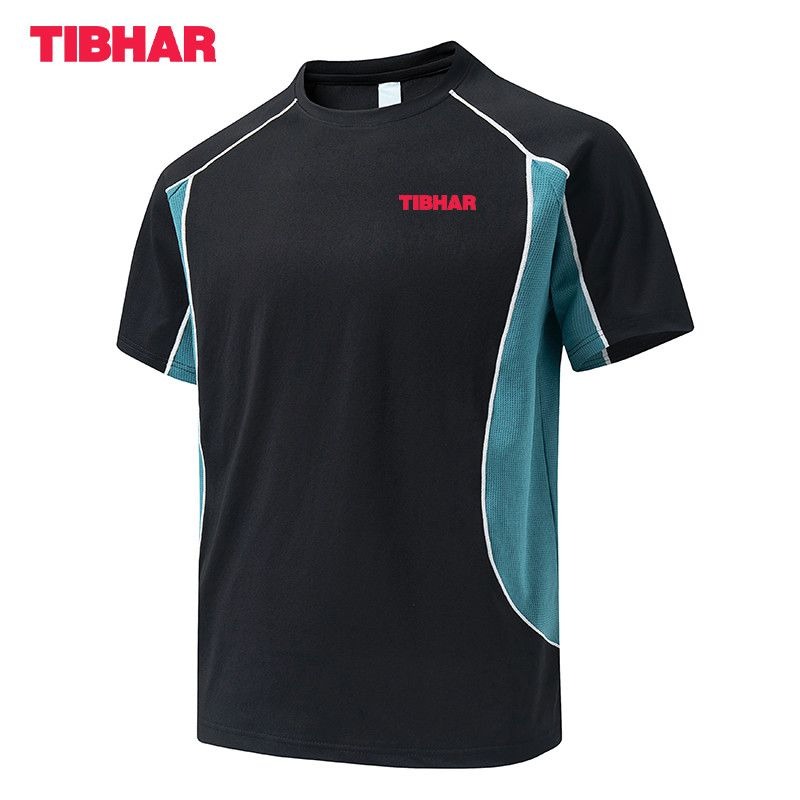 TIBHAR 탁구 티셔츠 남성용 라운드 넥 스플라이스  - Table Tennis Shirt 리뷰 및 가격