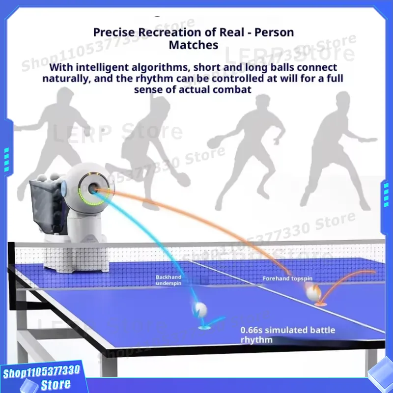 푸선 스마트 탁구 로봇, 앱 제어, 속도 및 곡선 모드 - Table Tennis App 리뷰 및 가격