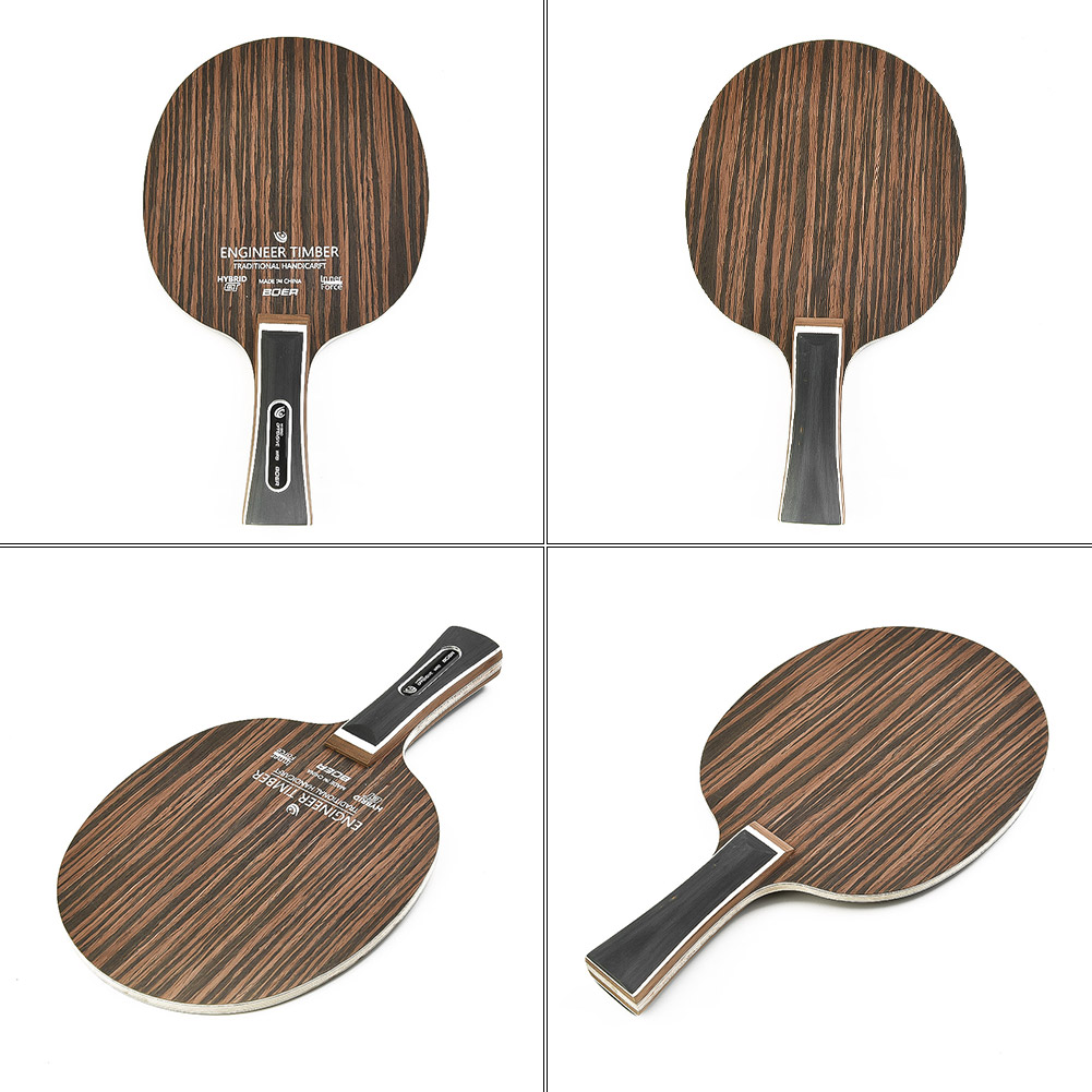 탁구 블레이드 에보니 달베르기아 탁구 라켓 바닥 플레이 - Table Tennis Bat Butterfly 리뷰 및 가격