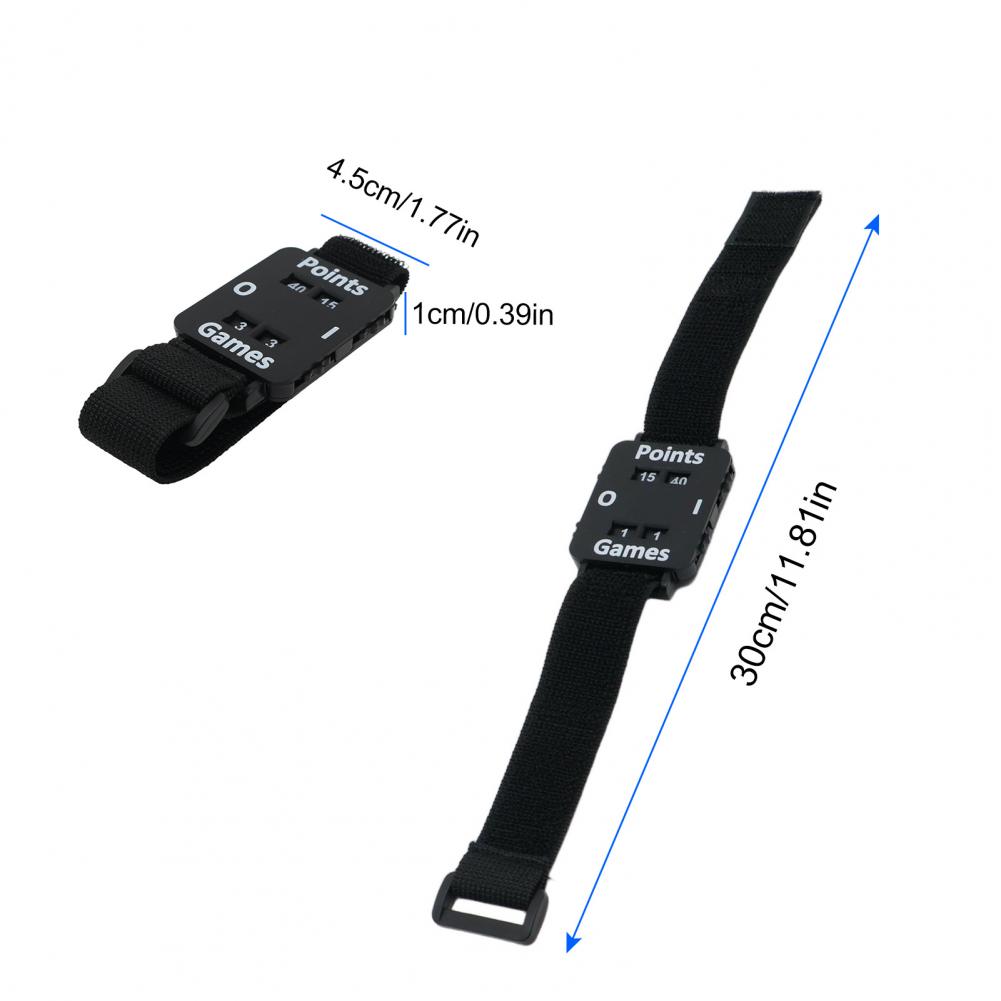 조절 가능한 손목 밴드가 있는 테니스 점수 계수기 시계 - Wristband Ping Pong 리뷰 및 가격