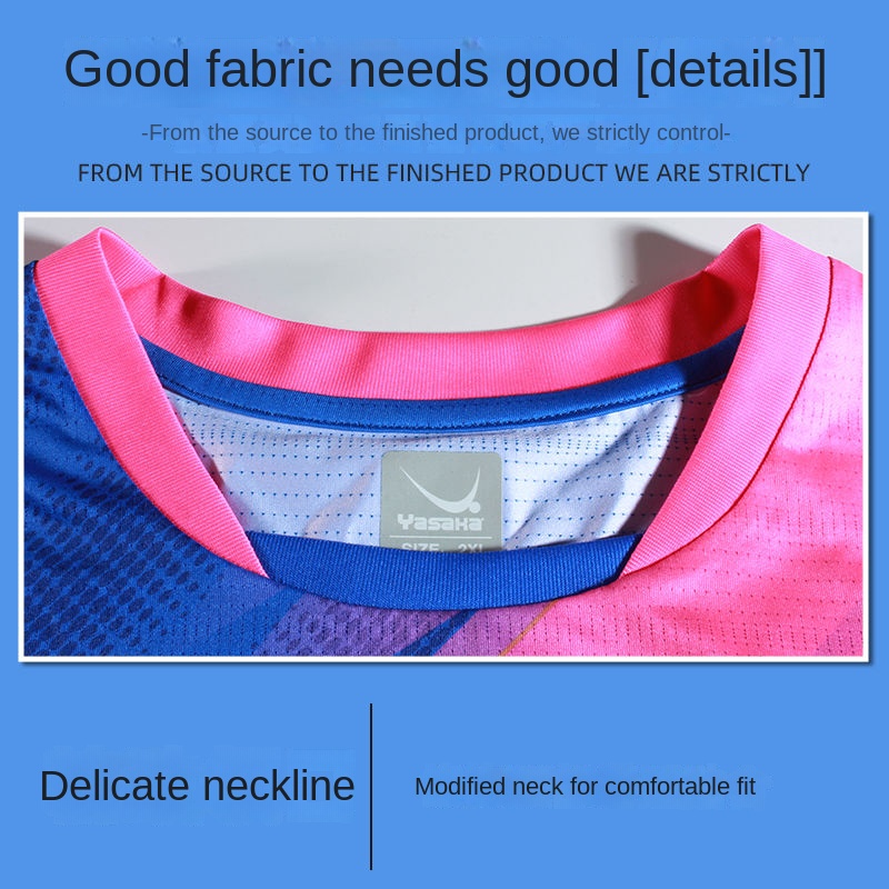 야사카 탁구 훈련 대회 스포츠 유니폼, 빠른 건조 라운 - Table Tennis Shirt 리뷰 및 가격