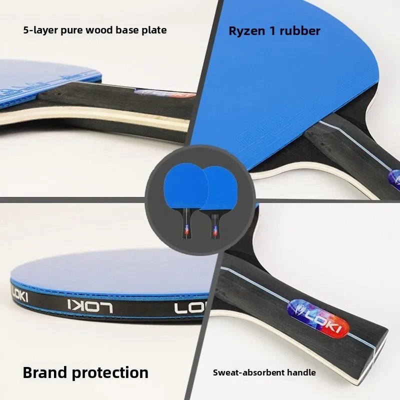 로키 탁구 라켓 K5000 초보자용 순수 나무판 학생  - Table Tennis Kit 리뷰 및 가격