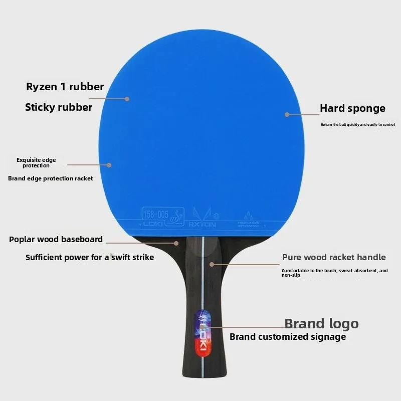로키 탁구 라켓 K5000 초보자용 순수 나무판 학생  - Table Tennis Kit 리뷰 및 가격