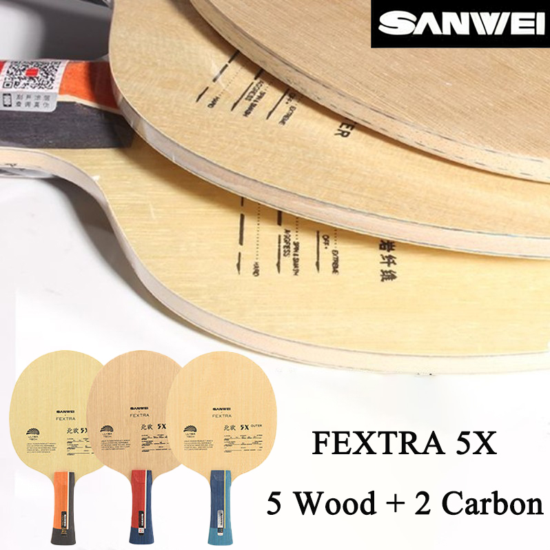 SANWEI FEXTRA 5X 탁구 블레이드 5겹 목재 - Table Tennis Paddle 리뷰 및 가격