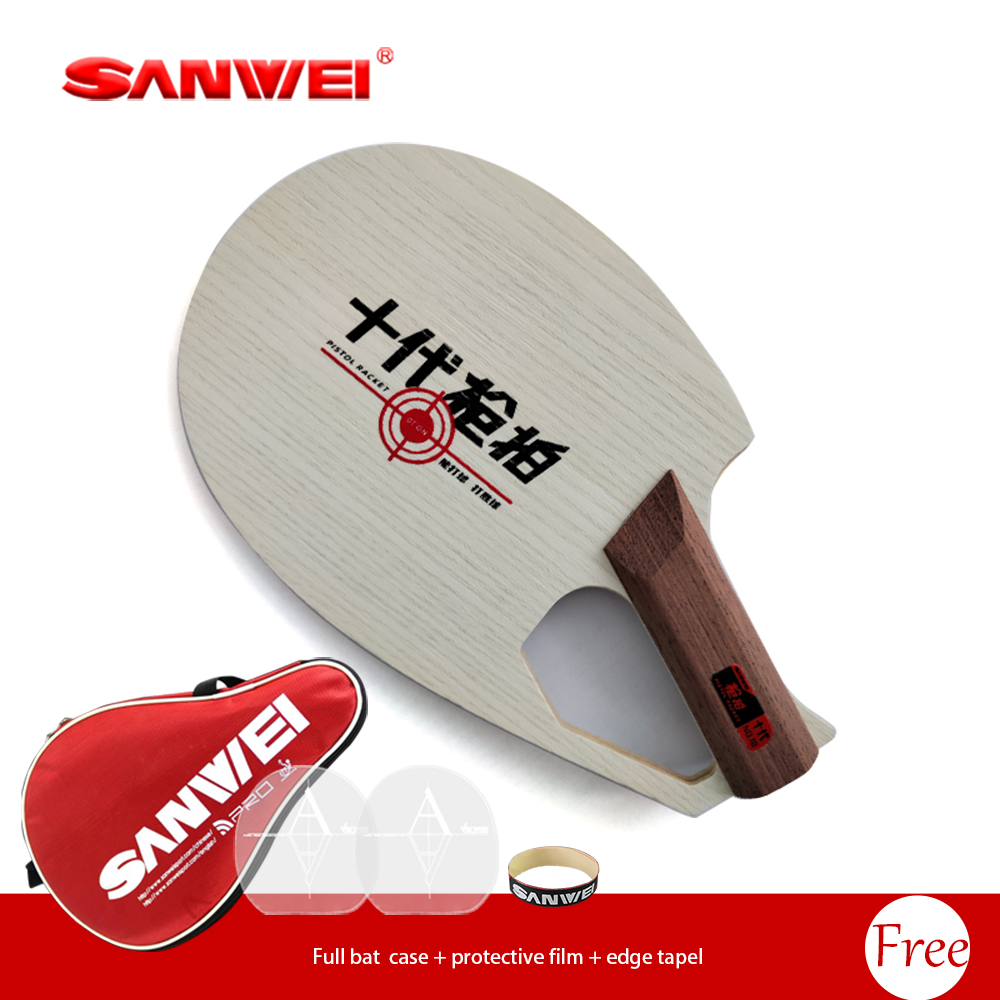 오리지널 SANWEI 특허받은 권총형 라켓 쉐이크핸드  - Table Tennis Paddle 리뷰 및 가격