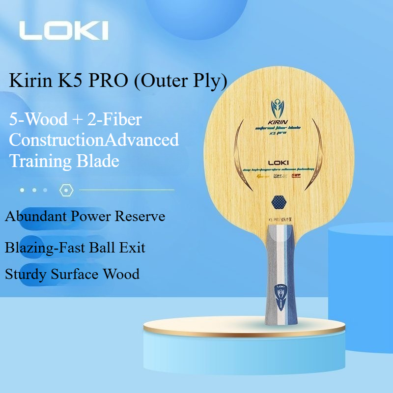 LOKI 키린 K5 PRO 탁구 라켓 5겹 목재 내장/ - Table Tennis Paddle 리뷰 및 가격