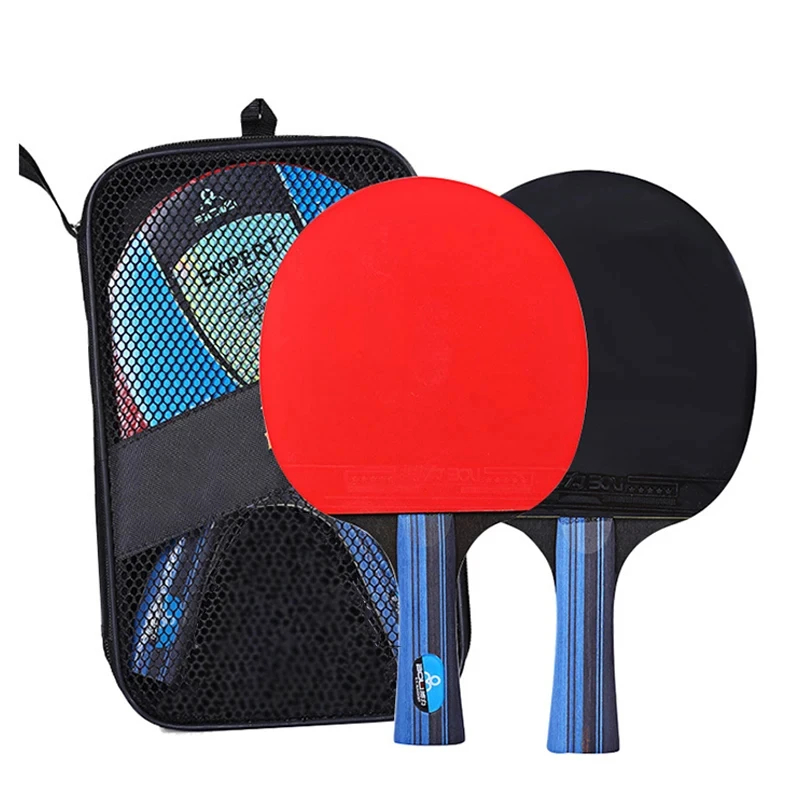 5/6 스타 탁구 라켓 2PCS 전문 탁구 라켓 세트  - Table Tennis Kit 리뷰 및 가격