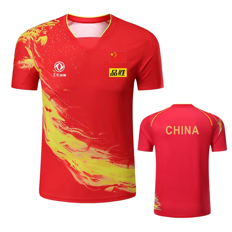 중국 드래곤 탁구 프린트 티셔츠, 남성 여성 의류, 패 - Xu Xin Table Tennis 리뷰 및 가격