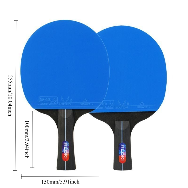 전문 훈련용 탁구 K5000 접착식 고무 라켓 (블루  - Table Tennis Kit 리뷰 및 가격
