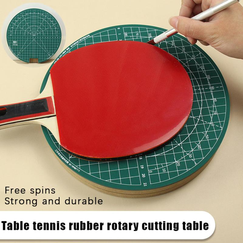 새로운 탁구 고무 회전식 커팅 매트 세트 DIY 커팅  - Table Tennis Kit 리뷰 및 가격