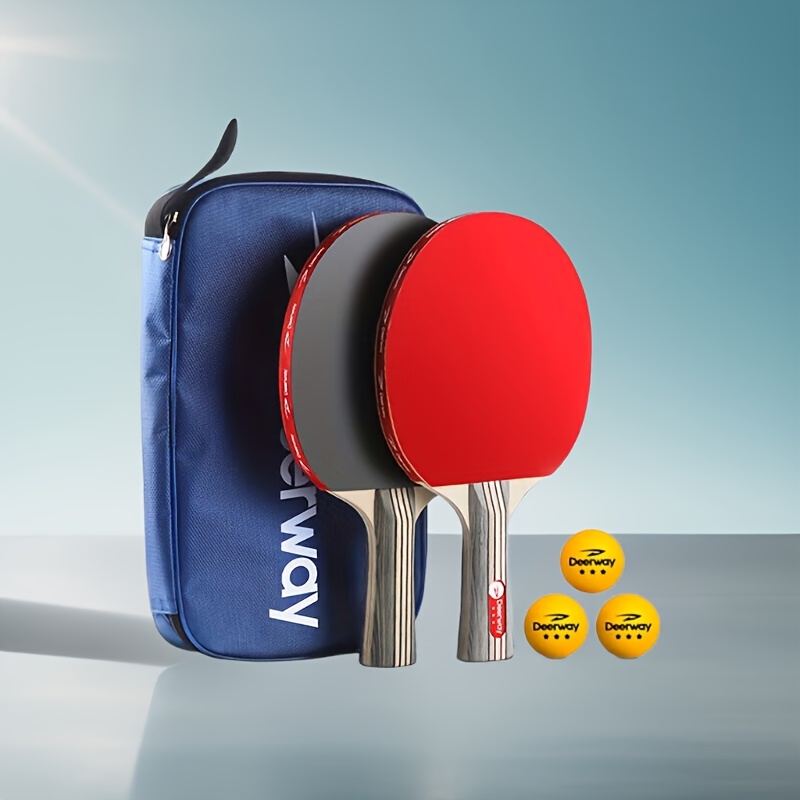 2개의 전문가용 탁구 라켓 세트, 양면 논스틱, 훈련용 - Table Tennis Kit 리뷰 및 가격