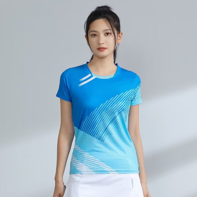 여성용 탁구 배드민턴 셔츠, 3D 프린트, 통기성 메쉬 - Table Tennis Shirt 리뷰 및 가격