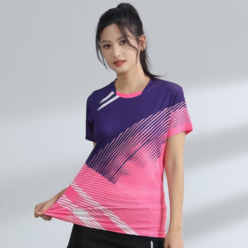 여성용 탁구 배드민턴 셔츠, 3D 프린트, 통기성 메쉬 - Table Tennis Shirt 리뷰 및 가격