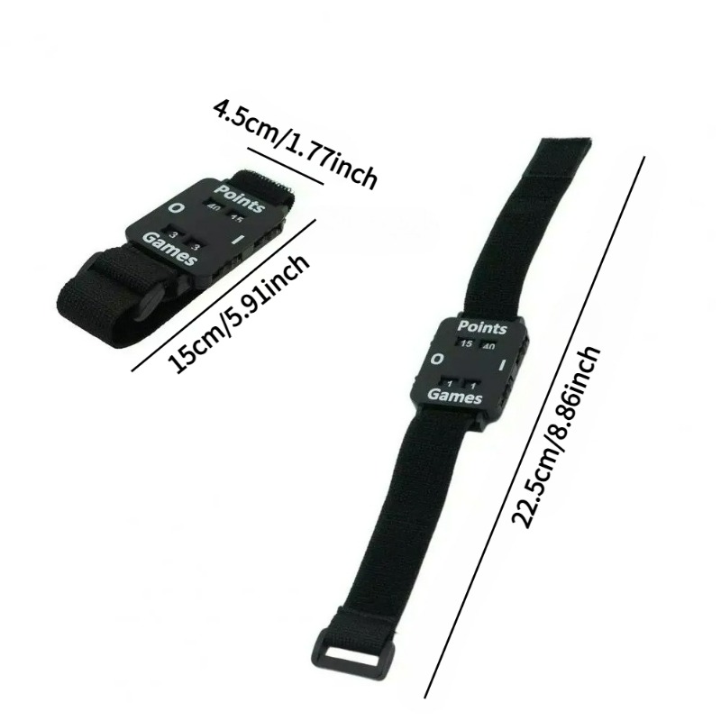 조절 가능한 손목 밴드가 있는 테니스 점수 계수기 시계 - Wristband Ping Pong 리뷰 및 가격