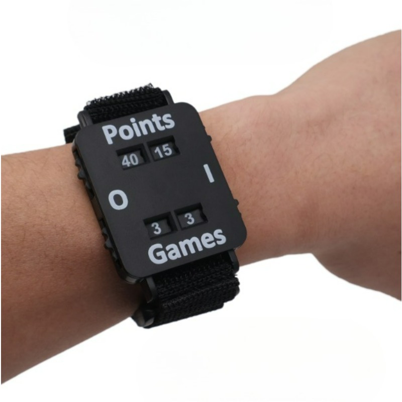 조절 가능한 손목 밴드가 있는 테니스 점수 계수기 시계 - Wristband Ping Pong 리뷰 및 가격